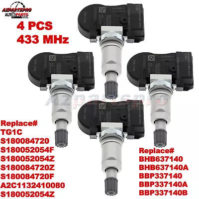 433MHz Set Of 4 TPMS Tire Pressure Monitor Sensor For Mazda MX-5 CX-5 MX5 CX5 • $24.98