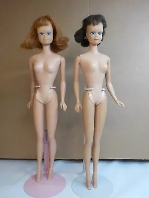 2 Vintage Barbie Midge Dolls RED & BLACK Hair  USED  Parts Repair NOT MINT #1 • $15