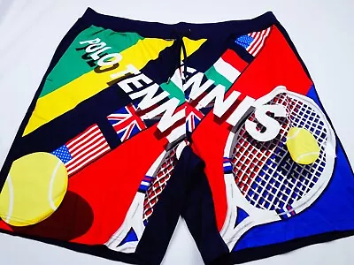 New! Polo Ralph Lauren Sweat Shorts -xlt Tall Xl Usa Flag Tennis Limited Stadium • $54.99