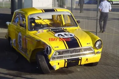Photo  Dan Cox's Lotus Cortina In A Very Sorry State After Losing A Fight With T • £3