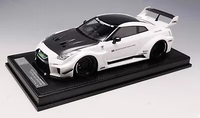 1/18 IVY Models Nissan R35 GT-RR Liberty Walk Silhouette Pearl White • $87