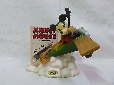 1928 The Best Of Mickey Mouse Plane Crazy Walt Disney Figurine  • $99