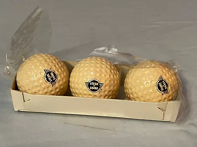 VINTAGE Genuine STEAK N SHAKE #3 Set Of 3 Golf Balls • $69.99