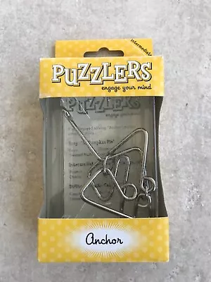 Metal Wire Puzzle Anchor Puzzlers Engage Your Brain Brain Teaser Toy/game • $6