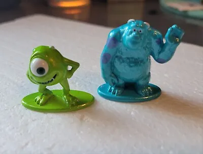 DISNEY Nano Metalfigs LOOSE Monsters INC Metal Figure SULLEY& MIKE WAZOWSKI • $6