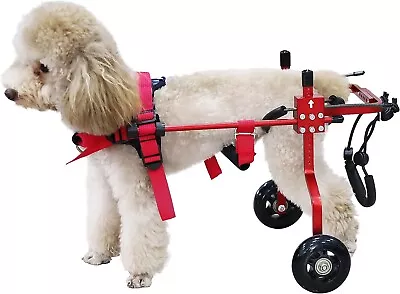 HobeyHove Adjustable Dog Wheelchair For Back Legs，Pet/Doggie Doggy Wheelchairs • $249