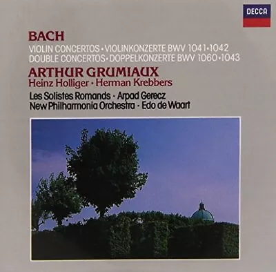 Bach: Violin Concertos BWV1041-1043 & 1060 -  CD Z3VG The Cheap Fast Free Post • £3.49