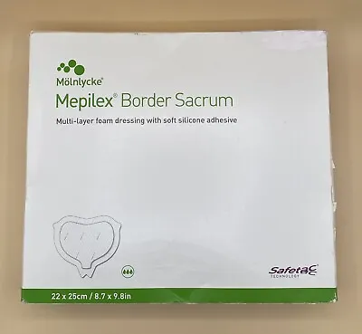 Mölnlycke 282455 Mepilex Border Sacrum Dressing 8.7 X 9.8  10/box Exp 7/2025 • $58