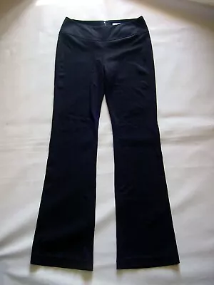 CAbi Womens Black Style 966R Back Zip Bootcut Flare Leg Ponte Dress Pants Size 6 • $19.99