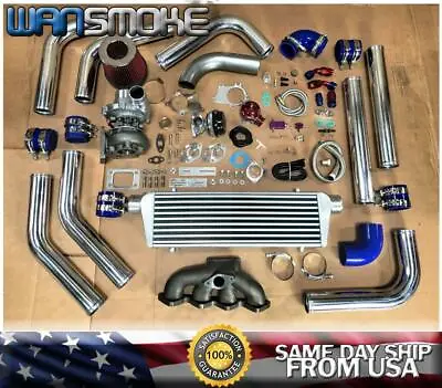 S2K AP1 AP2 Honda S2000 F20C F22C T3T4 .63 Turbo Kit Manifold Intercooler BOV BL • $679.90