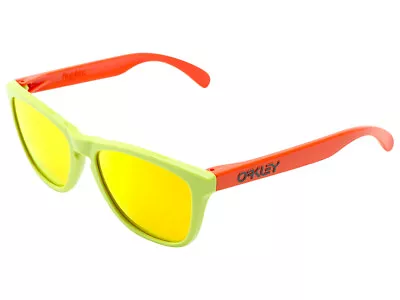 Oakley Frogskins Aquatique Collection Sunglasses 24-361 Lagoon/Fire Iridium • $109.99