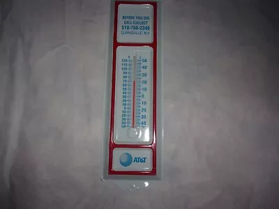 Vintage Advertising Thermometer At&t Indoor/outdoor Metal 13 In. Long • $19.99