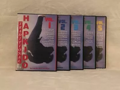 TRADITIONAL HAPKIDO TRAINING SERIES (5) DVD Set Takedowns Defense Strikes Cane • $49.99