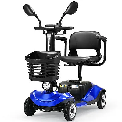 2023 4 Wheels Mobility Scooters Power Wheel Chair Electric Device Compact Mirror • $529
