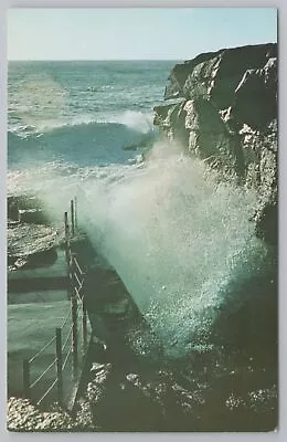 Mt Desert Island Maine~Thunder Hole Beside Ocean Drive~Vintage Postcard • $2.70