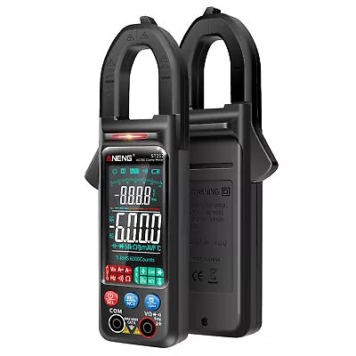 ANENG ST212 Clamp Meter Intelligent Digital Clamp Multimeter 6000 Counts O7P7 • $55.07