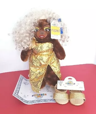 £60 • Buy Rupaul Bear Build A Bear With Dress & Matching Shoes Ru Paul BNWT 
