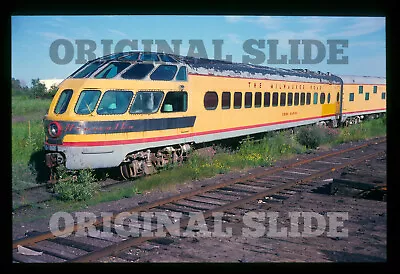 Orig 1977 Slide - Milwaukee Road Skytop Escanaba Lake Superior Michigan Railroad • $8.99