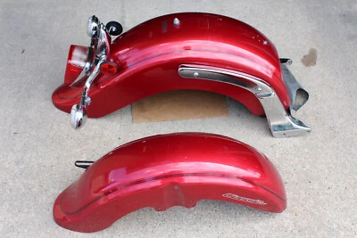 $395 • Buy Yamaha V Star 650 Xvs650a Classic Front & Rear Back Wheel Fender Mud Guard