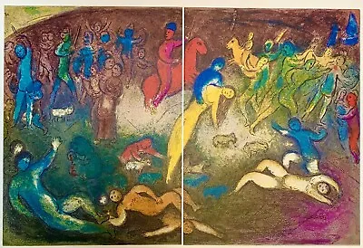 Marc Chagall - Daphnis & Chloe - Enlevement Of Chloe - Vintage 1977 - Braziller • $35