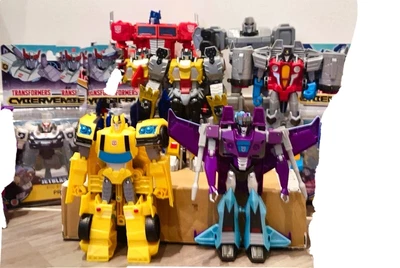 £45 • Buy Transformers Cyberverse Lot Ultimate Optimus Prime Megatron Starscream Prowl