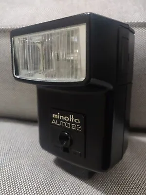 Minolta Auto 25 Shoe Mount Flash For  Minolta Camera • $10