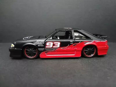 1993 Ford Mustang SVT Cobra Matte Black / Red #93 Loose New Mint 1:64 • $8.99