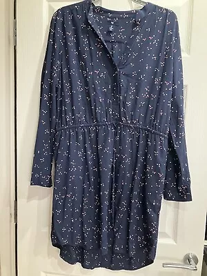 Gap Smock Tunic Shirt Dress With Tie Size Large BNWT • £6