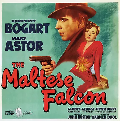 Maltese Falcon Poster Humphrey Bogart  11  X 11  • $9