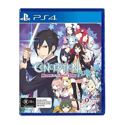 Conception Plus Maidens Of The Twelve Stars PS4 PlayStation 4 Game AUS New Rare • $60