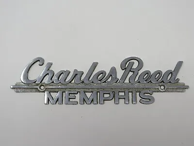 Vintage Charles Reed Buick Memphis Car Dealership Dealer Metal Nameplate Emblem • $46.40