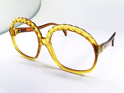 $55 • Buy Christian Dior CD 2062 10 Honey Twist Big Vintage Sunglass Frame Germany