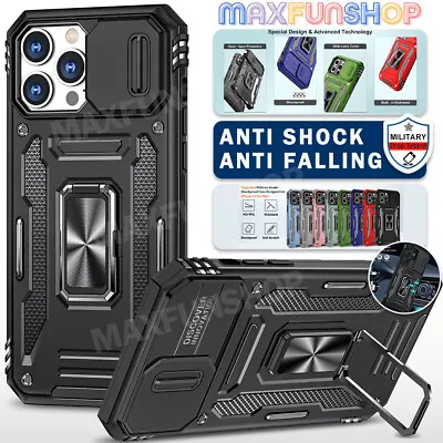 For IPhone 15 14 13 12 11 Plus/Pro/Max XS 8/7Case Shockproof Rugged Ring Cover • $9.99