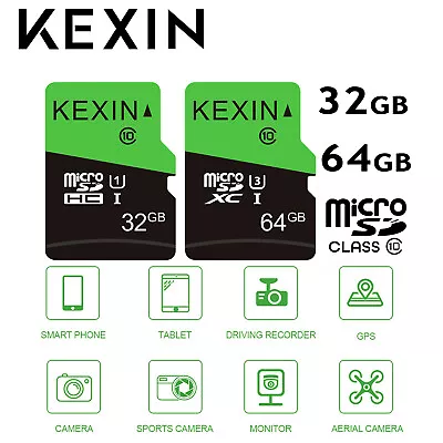 32/64GB Micro SD Card Class 10 Ultra MicroSDXC UHS-I Memory Card For Camera/GPS • $6.59