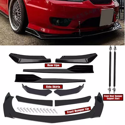 For Hyundai Tiburon  Front Rear Bumper Lip Spoiler Splitter Body Kit Side Skirt • $55.99