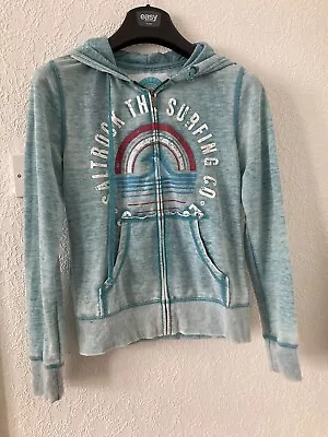 Ladies Saltrock Turquoise Hoody Size 10 • £6