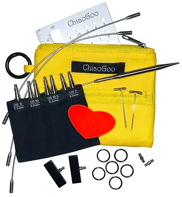 $73.50 • Buy US9-11 Chiaogoo Twist YELLOW Shorties 3  LARGE Interchangeable Complete Set