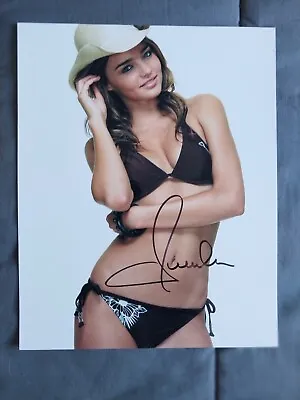 Miranda Kerr signed Autographed 8x10 Photo Super Sexy In Bra & Panties JUICY COA • $30