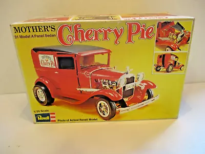 Revell 1931 Model A Panel Street Rod Mother's Cherry Pie 1973 Open Kit#1323 1/25 • $29.99