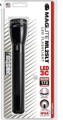 Maglite ML25LT 3 X C Flashlight ML25LT-S3016 Black • $28.69