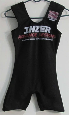 $175 • Buy Inzer HardCore Squat Suit Size 26 Black (Straps Shortened 3  @ Inzer) LN