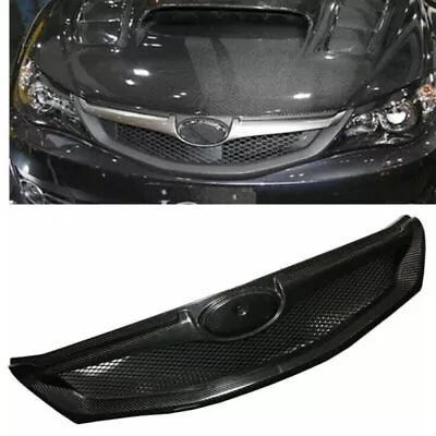 Real Carbon Fiber Front Grill Grille For 2008 2009-2011 Subaru Impreza WRX STi • $180