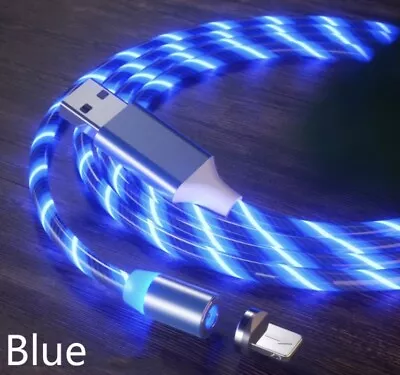 $6.99 • Buy Light Up Magnetic Phone Charger LED Cable Charging Adapter For IPhone Type C USB