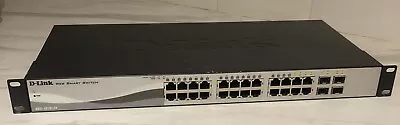 Network Switch D-Link DGS-1210-24 Web Smart 24-Port With Brackets • £20