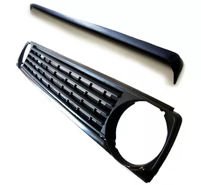$64.90 • Buy VW-Golf MK2 2 Badgeless Debadged Euro Front Grill Boser Eyelid Spoiler Eyebrow