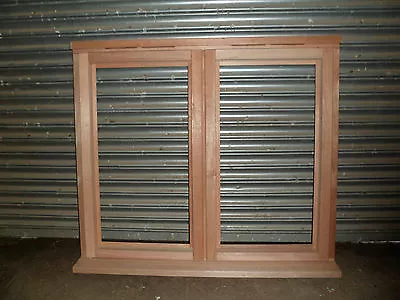 £537.20 • Buy Double Glazed Hardwood Jeld Wen Windows 1195mm X 1195mm 2 Side Openers Window