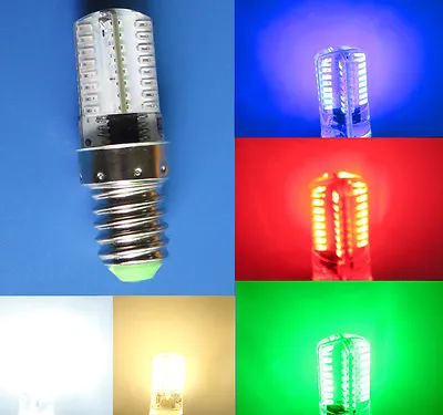 E14 LED Bulb Red/Green/Blue/White/Warm 3W 220~240V 64-3014SMD Light E14S Lamp • $1.89