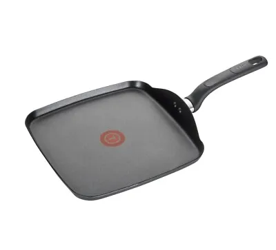 T-fal Nonstick 11inch Frying Pan Cookware Griddle Easy Care Helper Handle Grey • $18.96