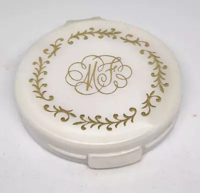 Vintage Max Factor Creme Puff  Sun Frolic  White Compact Refillable • $28.99