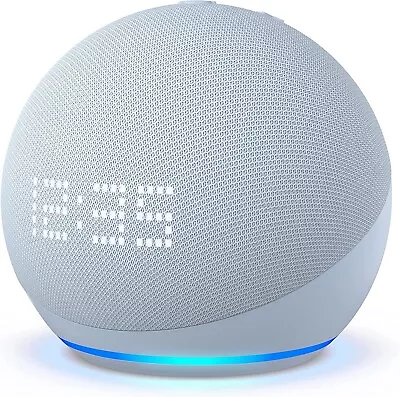 $142.91 • Buy Echo Dot (5th Gen, 2022 Release) With Clock | Smart Speaker With Clock And Alexa